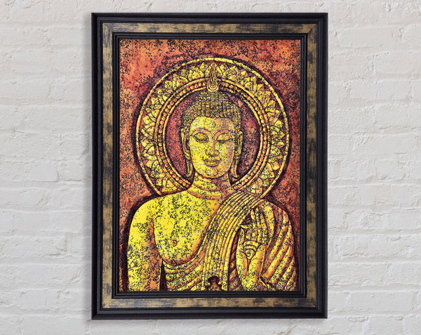 Golden Buddha 1 Framed Print