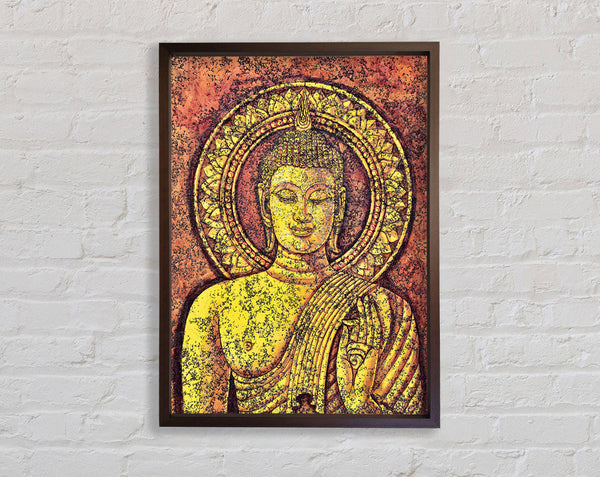 Golden Buddha 1 Framed Print