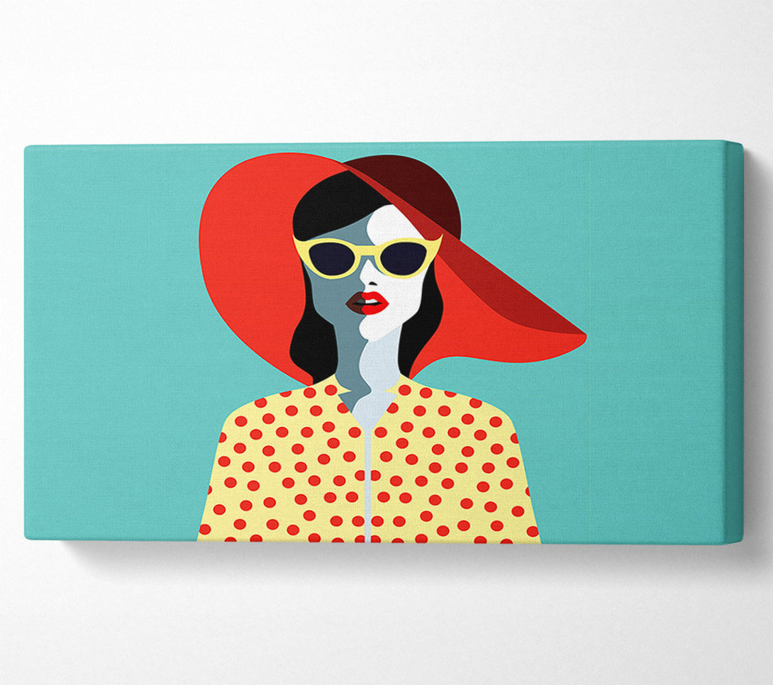  A Canvas Print of Retro Holiday Canvas Art