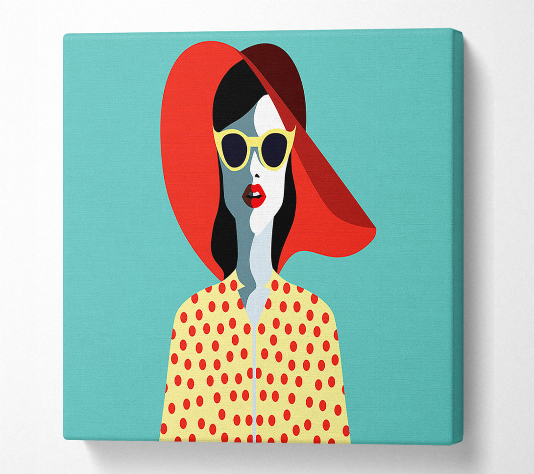  A Canvas Print of Retro Holiday Canvas Art