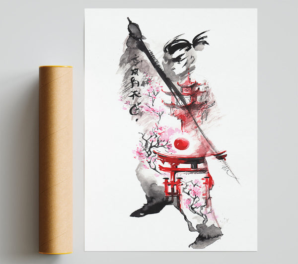 Chinese Warrior Print
