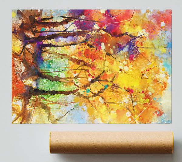 Autumn Trees 2 Poster