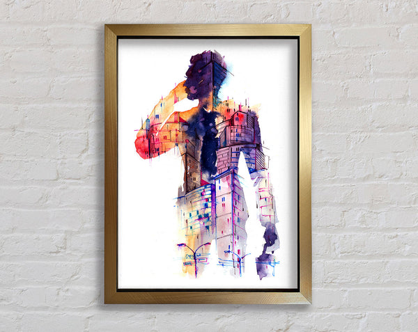Man Of The City Framed Print