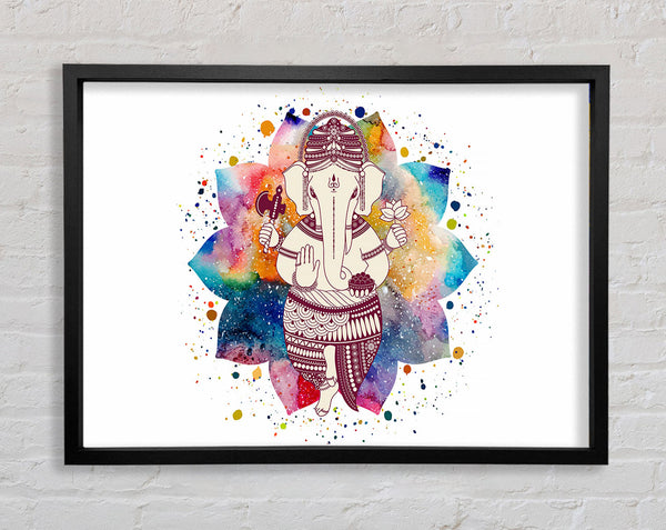 Ganesha Hindu God Framed Print