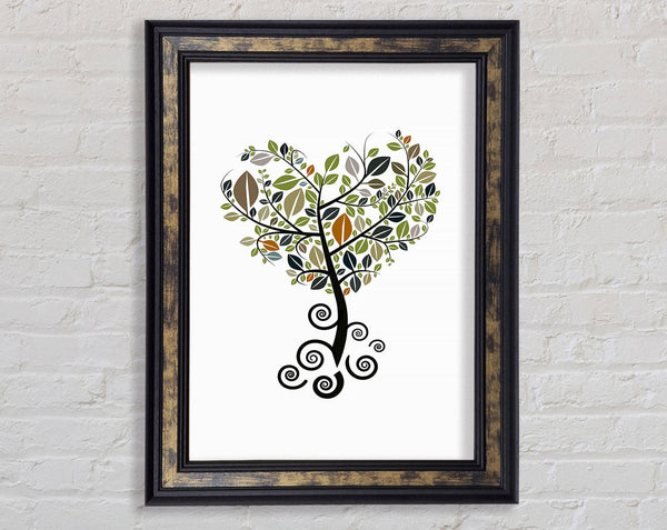 Heart Of The Tree 1 Framed Print
