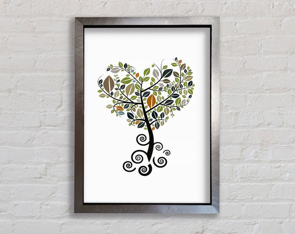 Heart Of The Tree 1 Framed Print