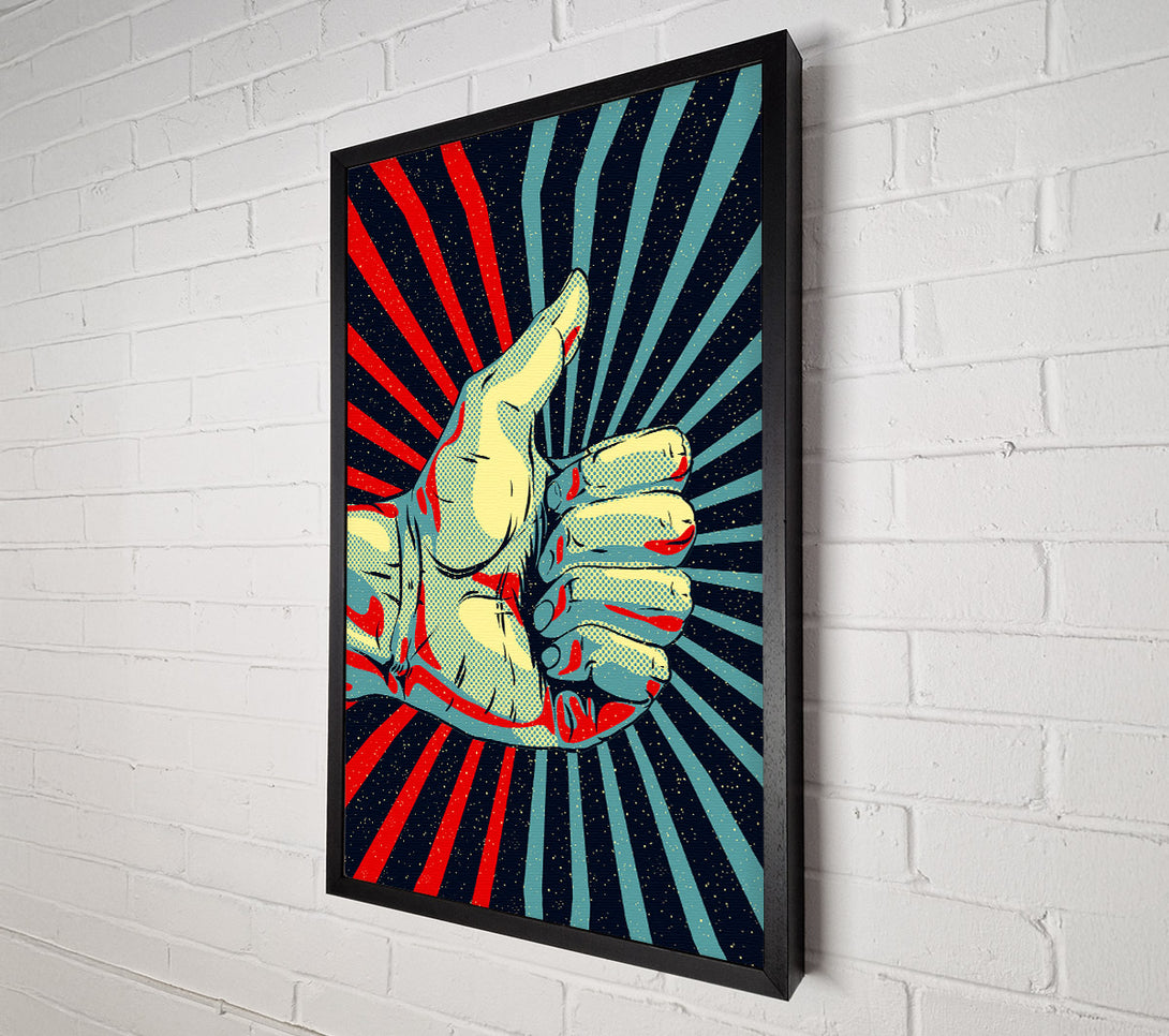  A Canvas Print of Thumbs Up Canvas Art