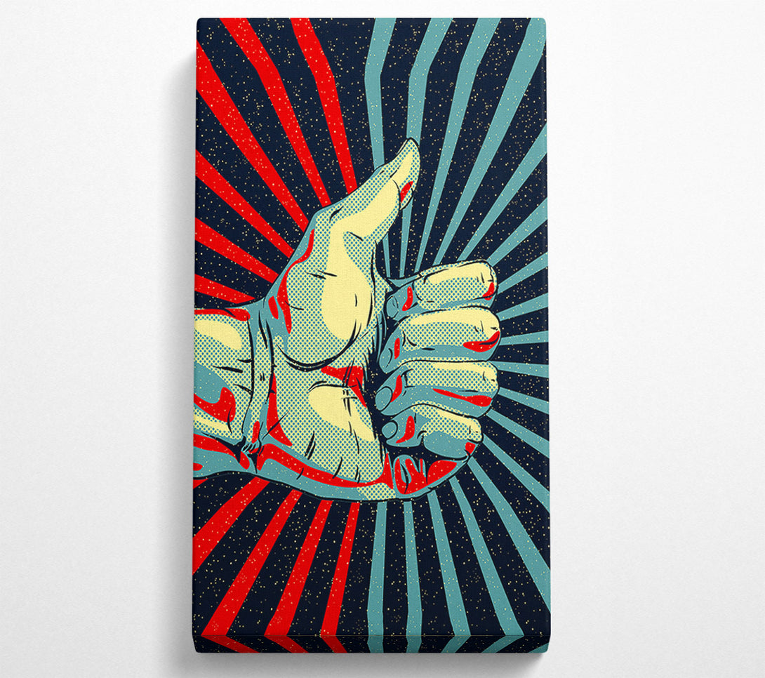  A Canvas Print of Thumbs Up Canvas Art