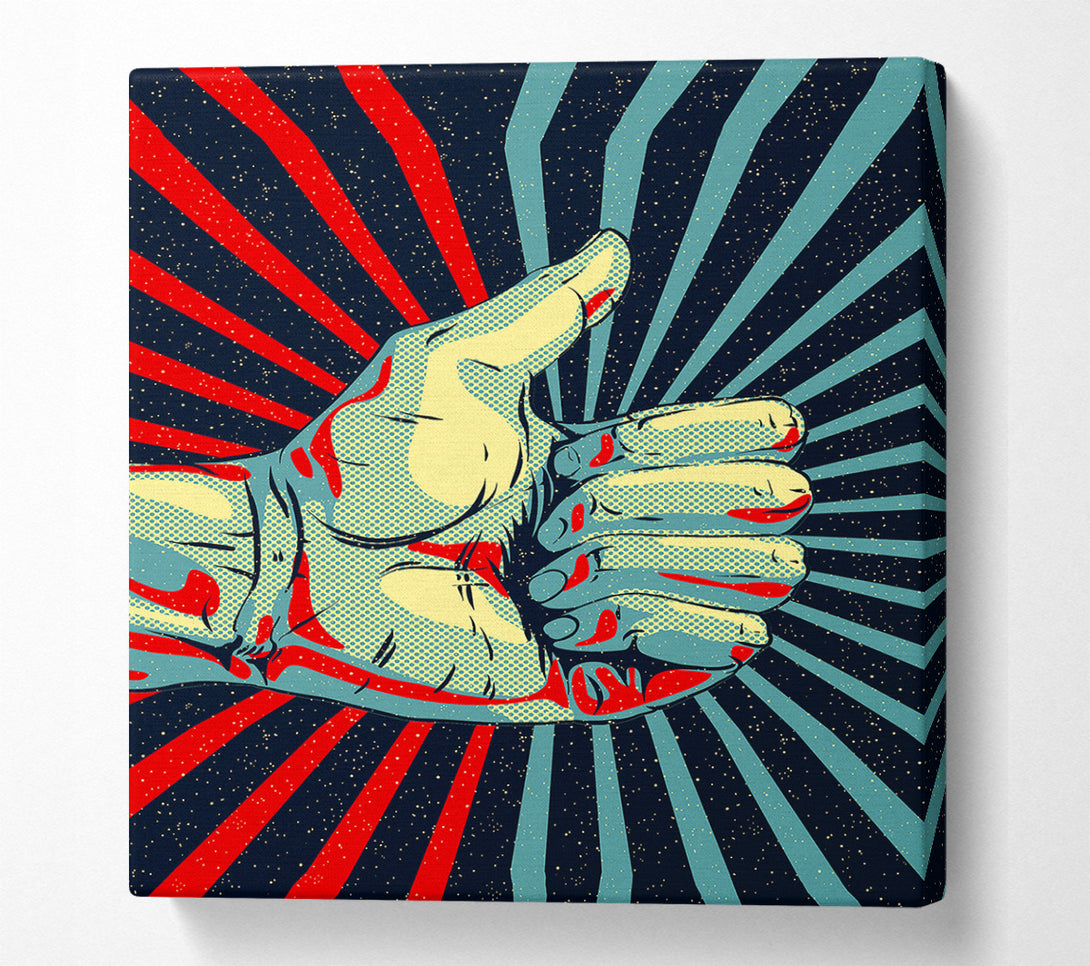  A Canvas Print of Thumbs Up Canvas Art