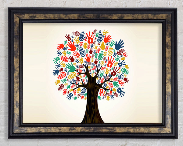 Hands Of The Tree Framed Print