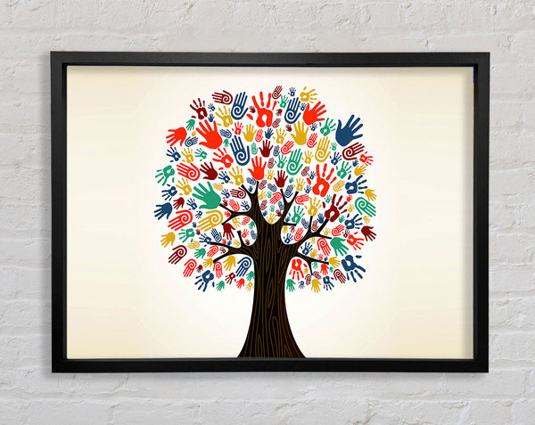 Hands Of The Tree Framed Print