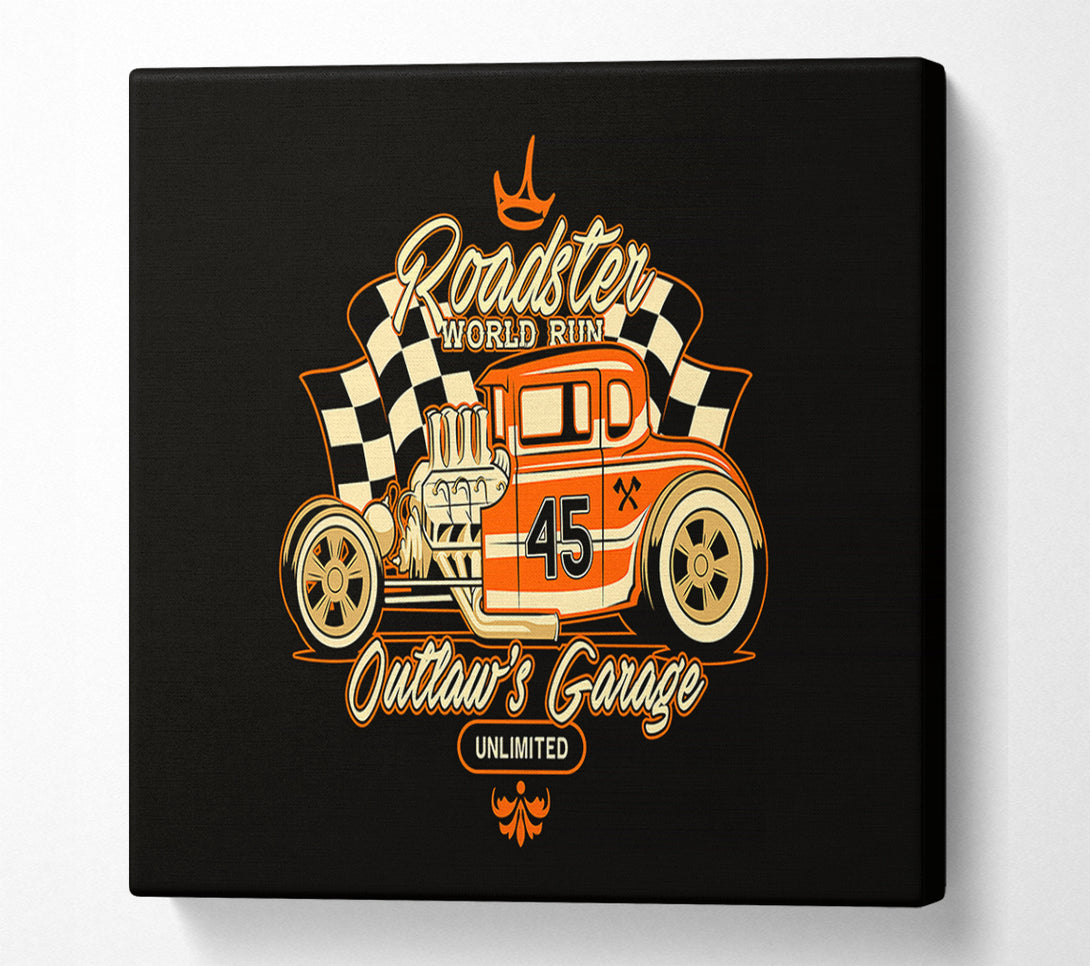  A Canvas Print of Outlaws Garage Canvas Art