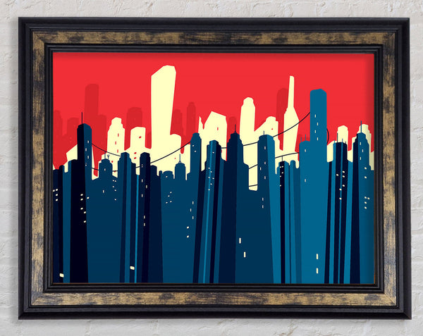 Outskirts Of The City Framed Print