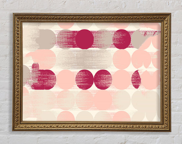 Just Dots Framed Print