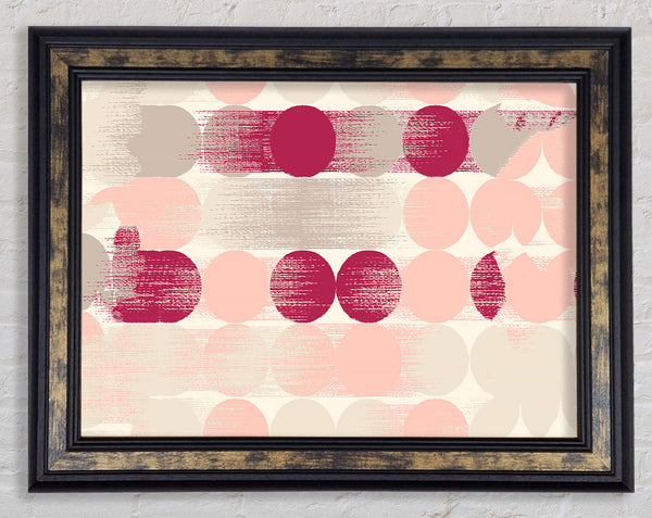 Just Dots Framed Print