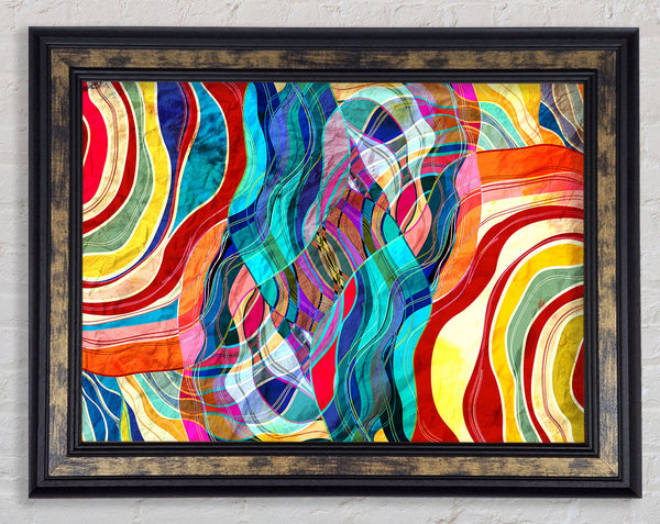 Patterns Of Time 3 Framed Print