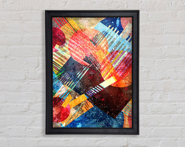 Circles Of Time 1 Framed Print