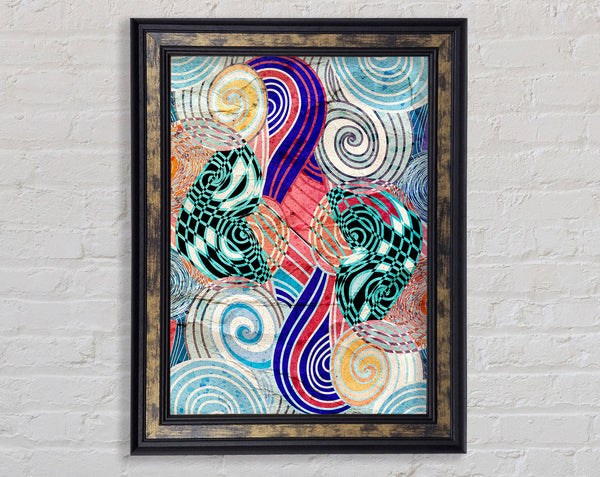 Patterns Of Time 4 Framed Print