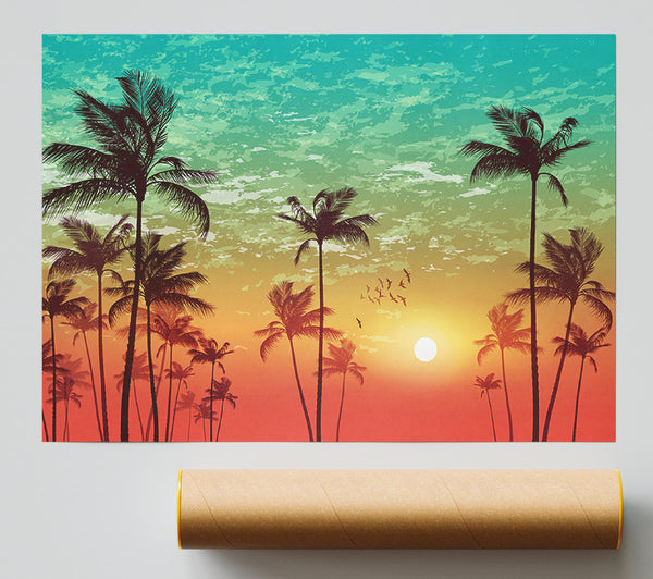 La Sunset Skies Print