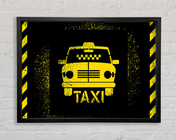 Yellow Taxi Framed Print