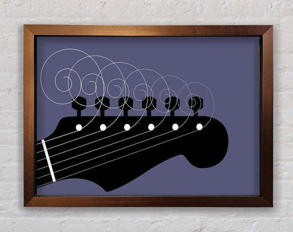 Guitar Strings Framed Print