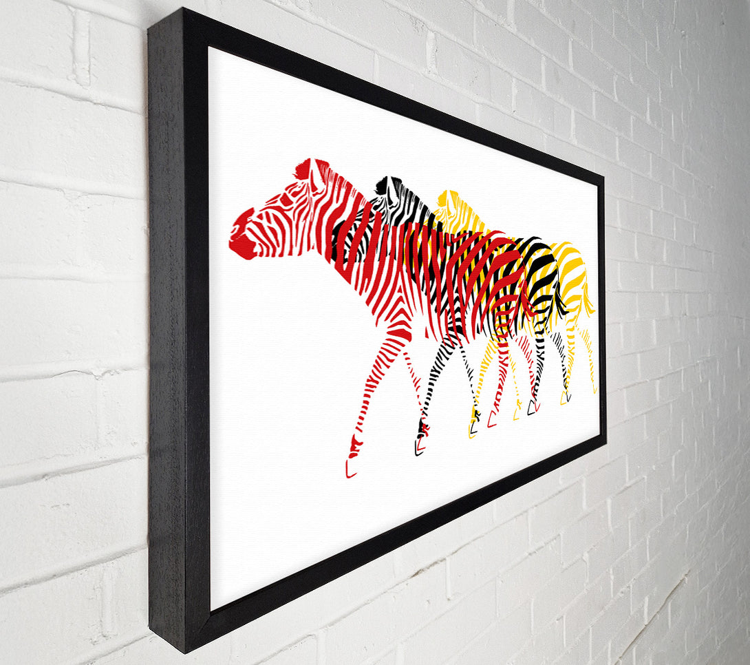  A Canvas Print of Pop Art Zebra 2 Canvas Art