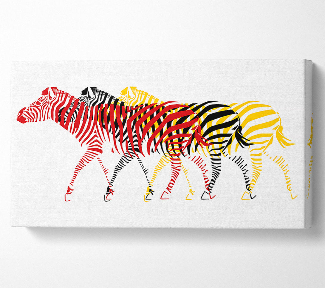  A Canvas Print of Pop Art Zebra 2 Canvas Art