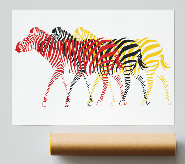 Pop Art Zebra 2 Print