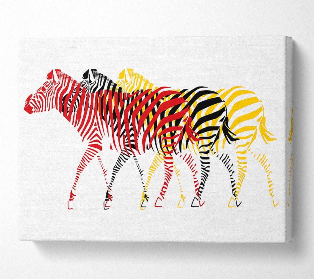  A Canvas Print of Pop Art Zebra 2 Canvas Art