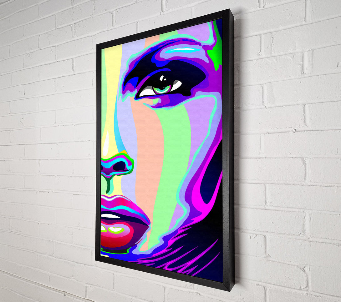  A Canvas Print of Futuristic Woman Canvas Wall Art