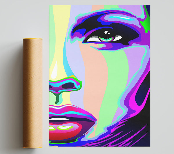 Futuristic Woman Print