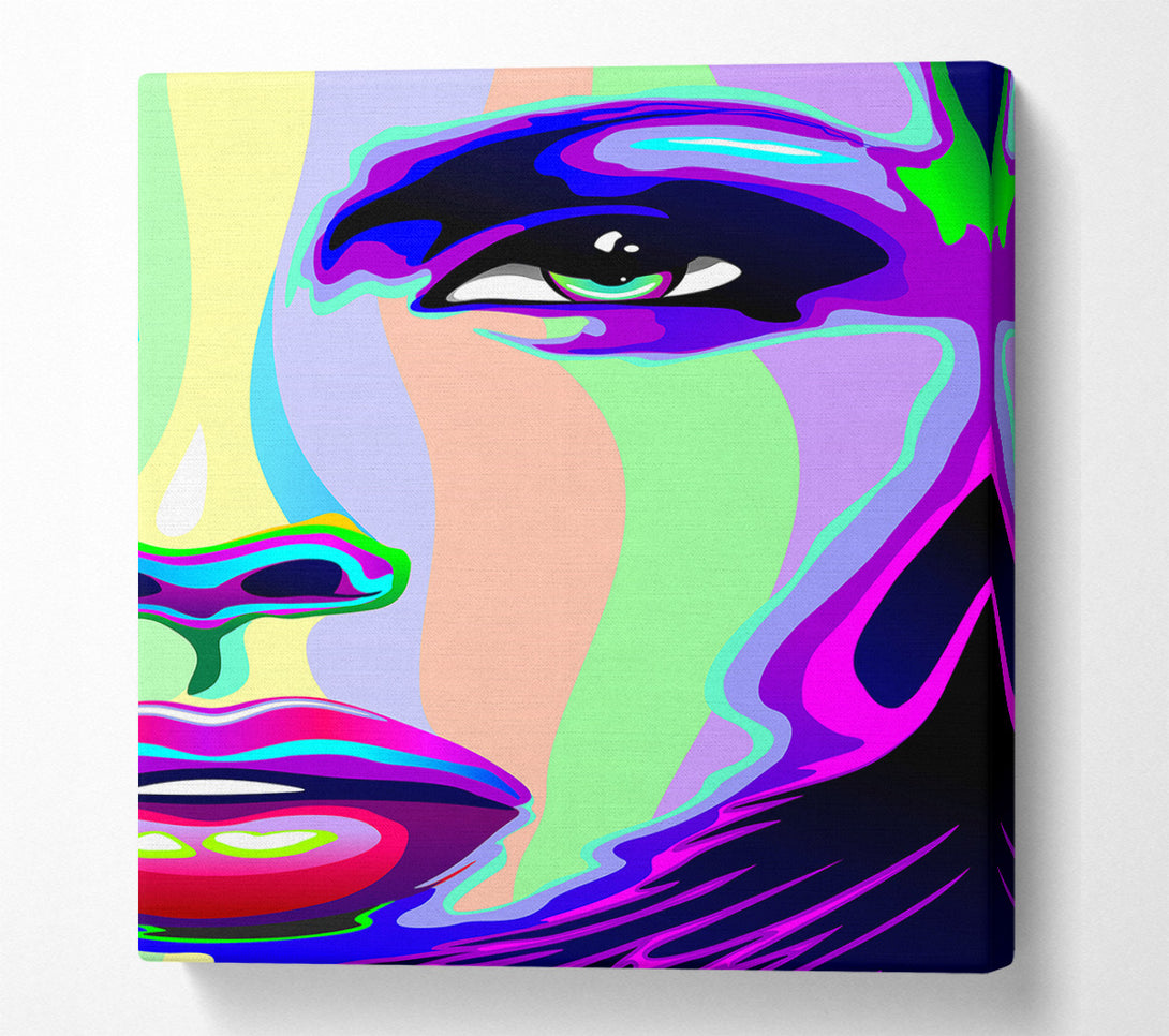  A Canvas Print of Futuristic Woman Canvas Wall Art