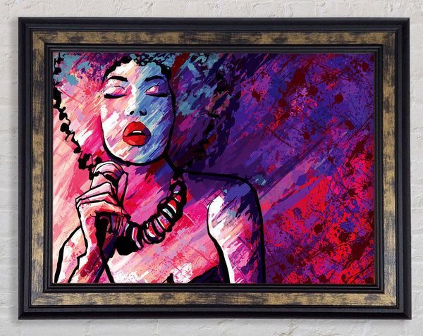 Feeling The Music Framed Print