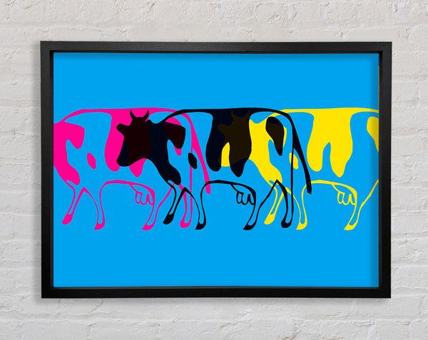 Pop-Art-Kühe