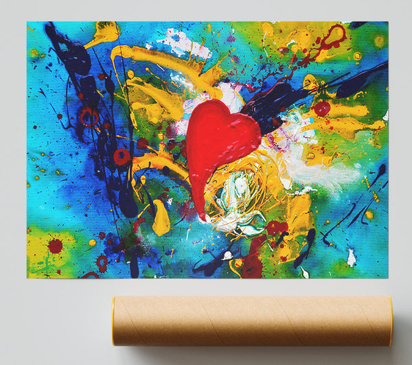 Melting Heart Poster