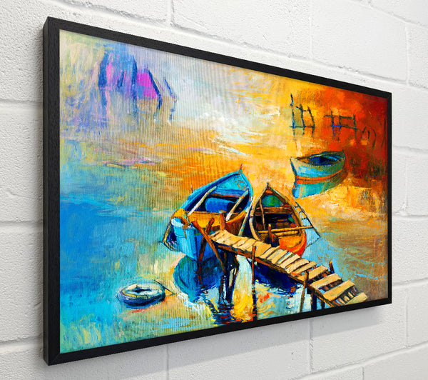 Golden Sail Boat Waters