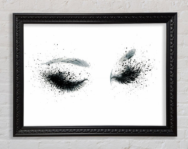 Eyes That Flutter Framed Print