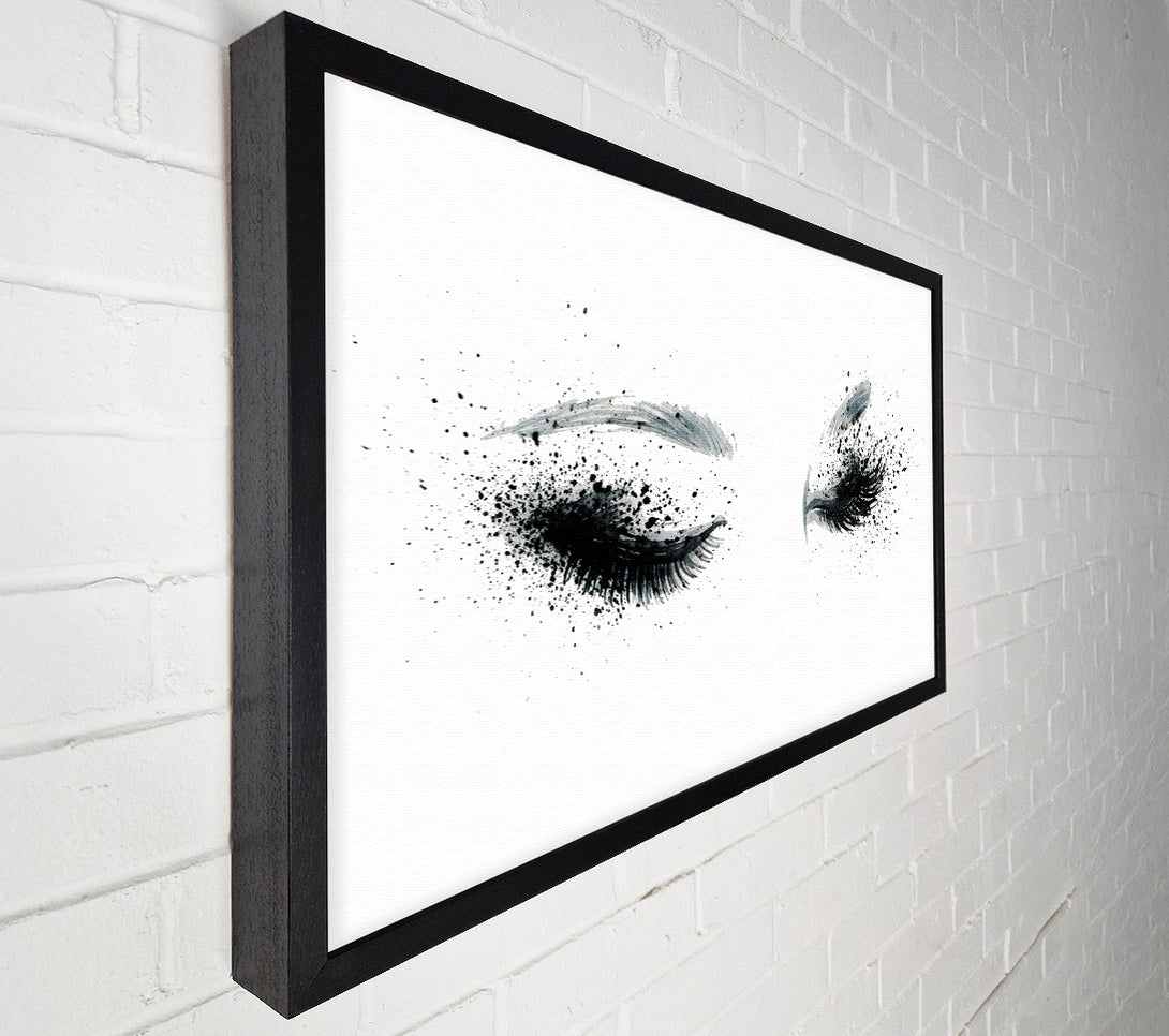  A Canvas Print of Eyes That Flutter Canvas Print
