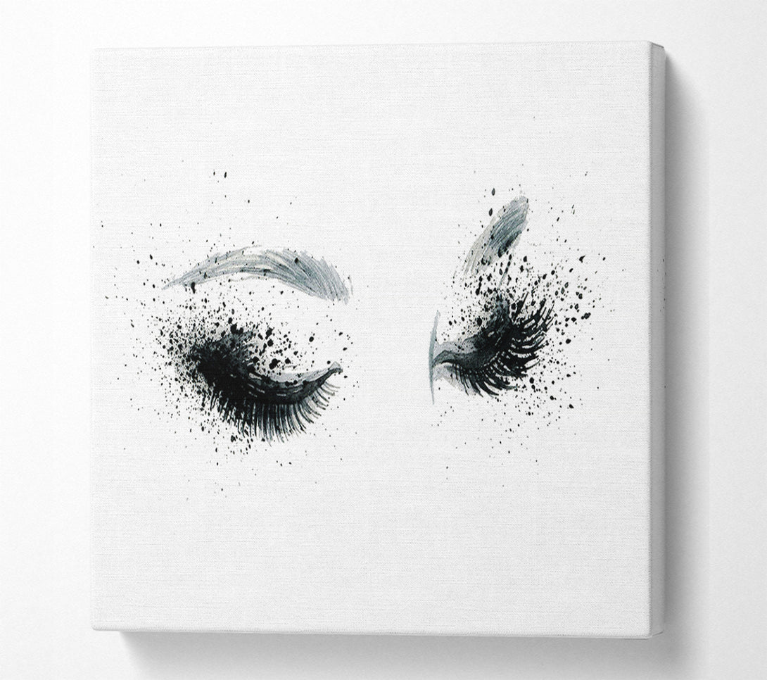  A Canvas Print of Eyes That Flutter Canvas Print