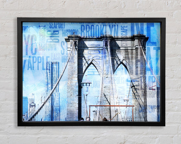Brooklyn Bridge und Brooklyn Bridge im New Yorker Stadtteil Manhattan