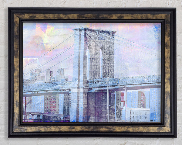 Brooklyn Bridge New York Framed Print