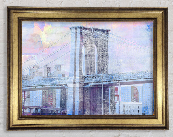 Brooklyn Bridge New York Framed Print