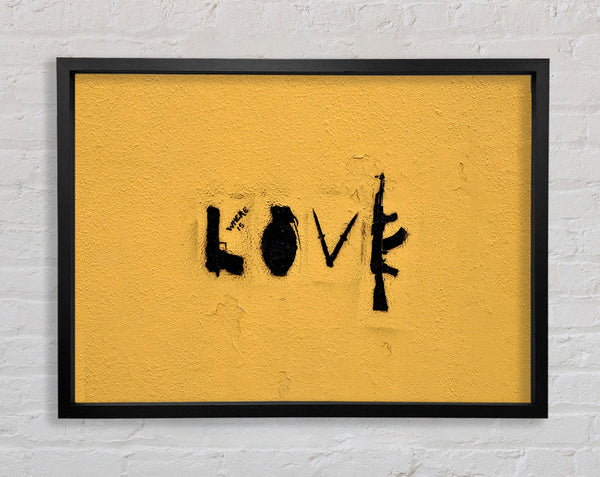Where is Love Framed Print