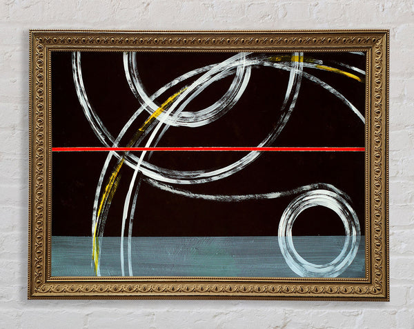 Circles Of Time 2 Framed Print