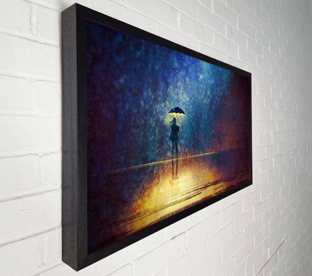  A Canvas Print of Golden Rain Sparkle Canvas Art