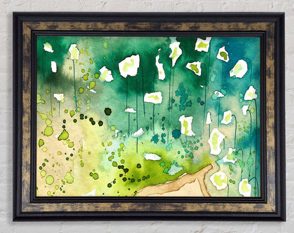 Garden Illusion Framed Print