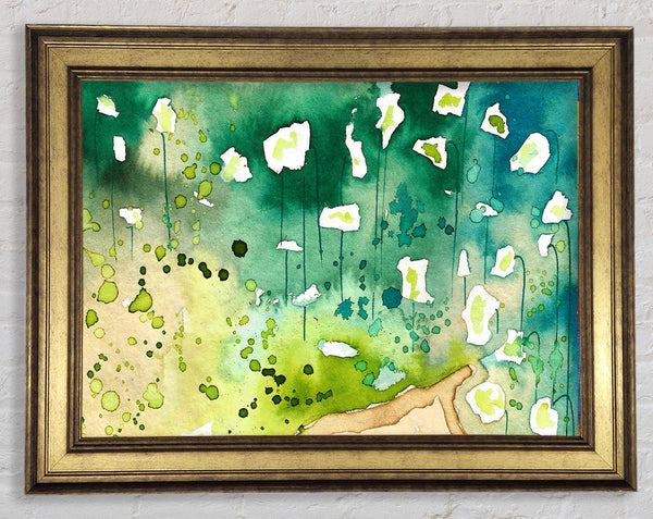 Garden Illusion Framed Print