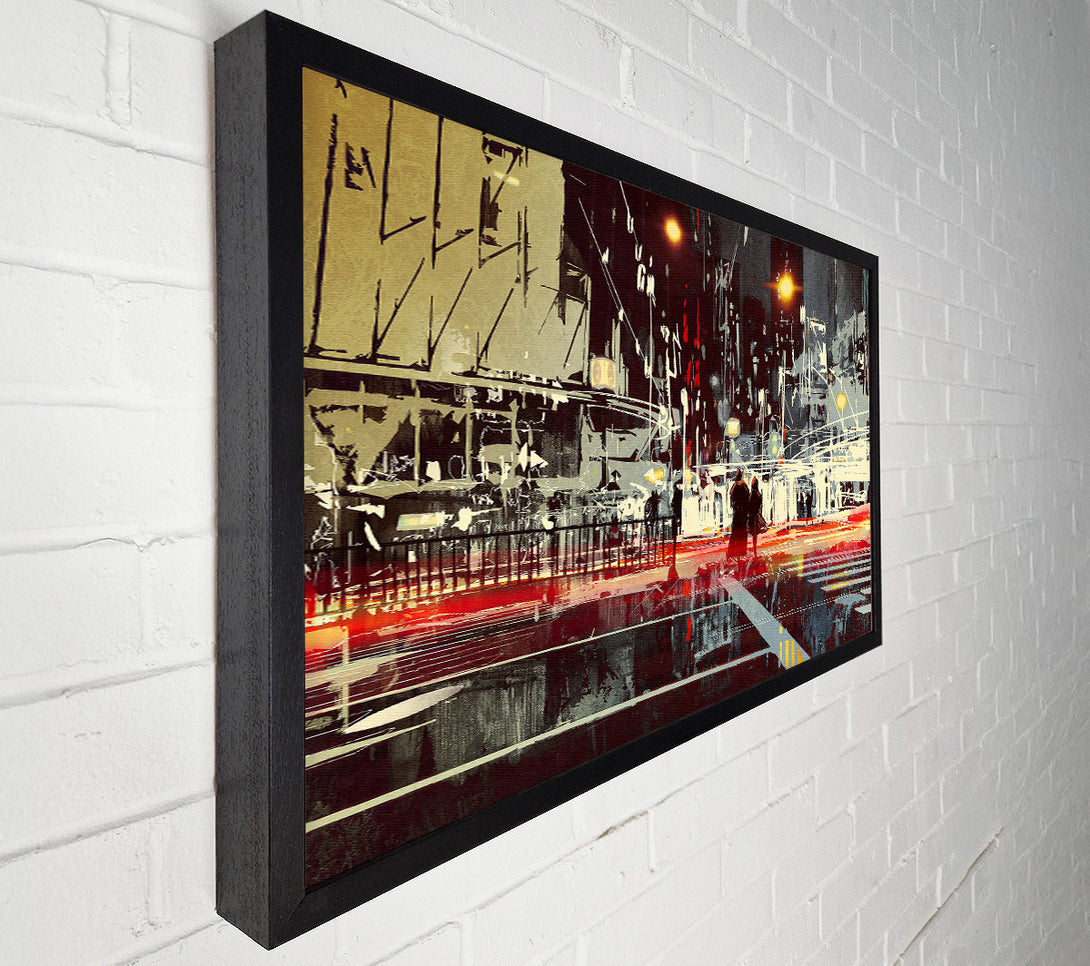  A Canvas Print of Energy Of The City Canvas Art