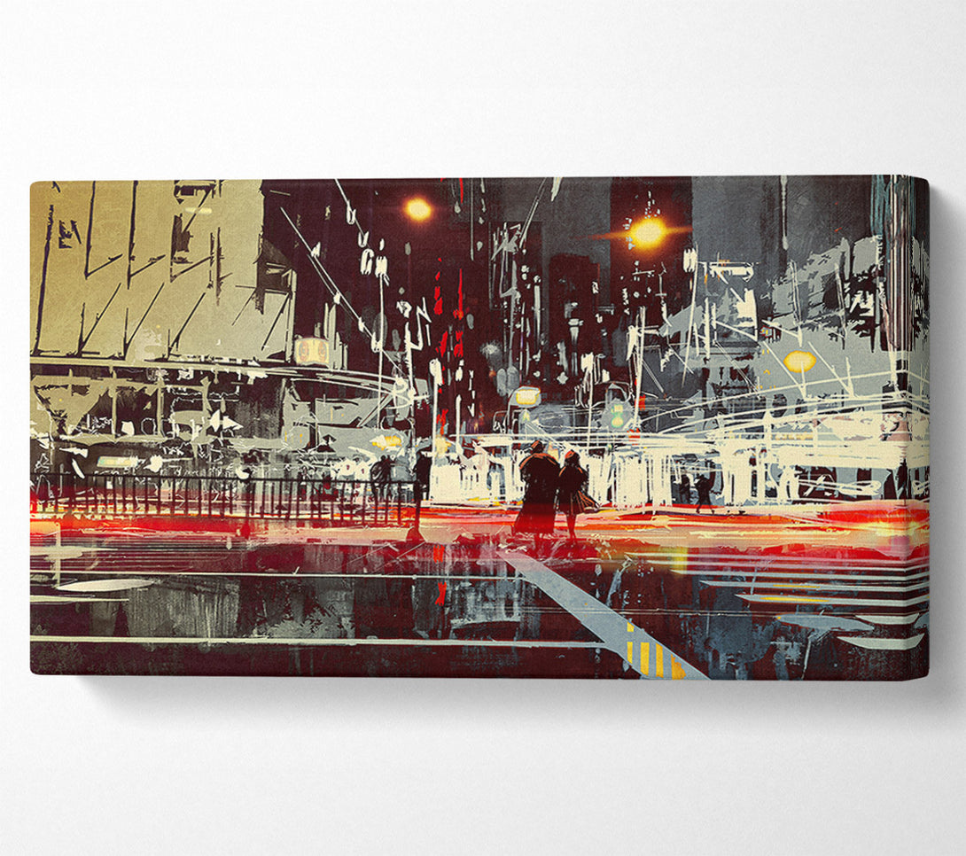  A Canvas Print of Energy Of The City Canvas Art