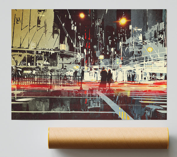 Energy Of The City Print
